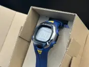 Casio G Shock G3210 Blue Yellow Rare Collector Watch 200M World Time