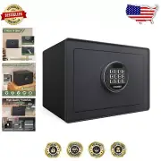 Sturdy Alloy Steel Digital Safe with Mute Function & Dual Access for Security