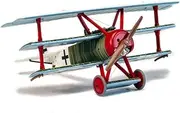 [Corgi] Fokker DR1 Triplane LTN Hans Weiss 1:48 Scale Diecast Aircraft Model