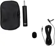MINAOLULUS 1Set Clip Saxophone Pickup Microphone with Storage Bag Durable Instrument Mic for Excellent Sound Quality Lightweight and Compact Design for Performances and Practice