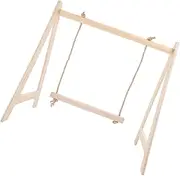 PERSELOSO Parrot Swing Toy for Large Birds Chicken Swing Accessory Hammock Wood Perch for Climbing Chewing