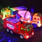Real Siren Sounds Fire Engine Puzzle Toy Engineering Vehicle Boys Girls