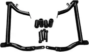 XUXRHMEAN for Harley Touring Street Glide Road Glide Road King Electra/Ultra 2009-2024 Steel&Gloss Black YUNTANMT Saddlebag Guards Highway Crash Bars