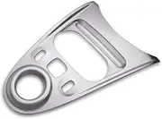 Trim Interior Gear Panel Cover For Smart For Fortwo For Forfour 2015 2016 2017 Interior Moulding Trim Accessories(Silver)
