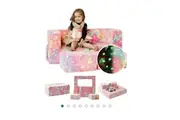 All 4 Kids 4 Pcs Glow in the Dark Unicorn Flip Out Kids Play Modular Couch