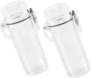 [Baluue] Lighter Case USB Lighter Lighters Lighter Fluid Waterproof Phone Case Lighter Holder Travel Lighter Covers Clipper Lighter Plasma Lighter Windproof Lighter Transparent Plastic