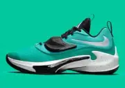 NIKE GIANNIS ZOOM FREAK 3 TB Jade Teal Griffey Black White DA7845-700 Men 14