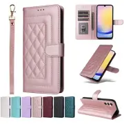 New Shockproof Leather Card Case For Samsung S24+S23 S22 S21 S23FE Note 20 10Pro