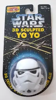 VINTAGE 1994 STAR WARS STORM TROOPER 3D SCULPTED YO YO ToyBiz Spectra Star