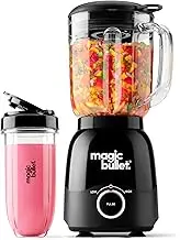 Magic Bullet Blender Combo, Blender that is compact, convenient and easy to clean. Includes single serve cup, lid and pitcher (MBF07200AK)