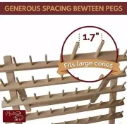 Madam Sew 60-Spool Sewing Thread Rack for Spools of – Free Standing...