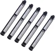 Airless Spray Filter, 60 Grid Black Airless Paint Sprayer Accessories with Crossbar for Wagner Spray Guns Tech G-10 G-10XL RX-80 RX Pro, 5 Pack