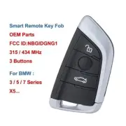 Smart Remote Key Fob 315 / 433Mhz for BMW 2 3 5 7 Series FCC ID: NBGIDGNG1