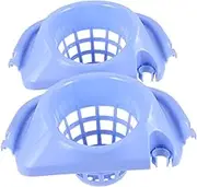 ULDIGI 2pcs Plastic Mop Bucket Baskets with Draining Holes and Portable Cleaning for Water Drainage Residential and Commercial Settings