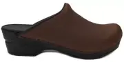 Sanita Karl Danish Clogs in Antique Brown (450250)