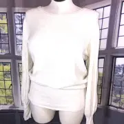 Evri 2x NWT Oatmeal Long Balloon Sleeve Sweater $48