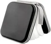 Storage album bag Hard Case Double-sided DVD storage case, DVD wallet holder, CD/DVD Case wallet 40 disc heavy duty bag adhesive storage booklet albums