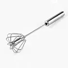 Egg Beater Self# Turning Semi-automatic Whisk Hand Mixer Blender Kitchen Tools