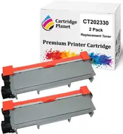 2-Pack High Yield Compatible Toner Cartridge for Fuji Xerox CT202330 (2600 Pages) for Fuji Xerox DocuPrint P225d M225dw M225z M265z P265dw P225 M225 P265 M265