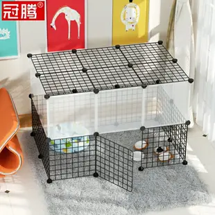大狗籠中型犬小型犬泰迪柯基加粗帶廁所室內室外貓籠寵物鐵網圍欄