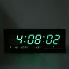 Led Wall Clock Digital Big Jumbo LED Wall Timer Clock With Calendar Temperat HOT