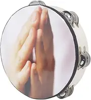 ibasenice Beginner Handheld Drum Tambourine Safe Boys and Girls Musical Instrument Toddler Musical Drums Sound