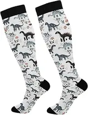 [Caihoyu] Men'S Compression Socks Compression Sock 15-20 mmHg for Nurses, Pregnancy, Flying, Running,Travel