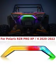 For Polaris RZR PRO XP / 4 2020-2022 UTV LED Front Accent Light RGB App Control