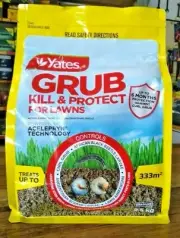Yates Lawn Grub Kill & Protect for Lawns 2.5kg Covers 333 Sq Metres Acelepryn