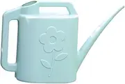 Leefasy Watering Can Durable Lightweight 4L Long Spout with Handle Watering Pot Flower Watering Can for Flower, House, Garden Plant Bonsai, Light green