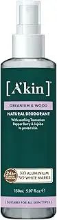 A'kin Geranium & Wood Spray Deodorant 150ml