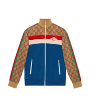 GG technical jersey jacket S Blue