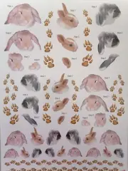 A4 DECOUPAGE / PAPER TOLE Sheets - Create-a-Craft, Rabbits 1