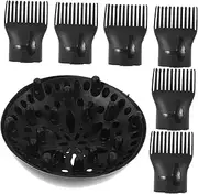 Outanaya Universal Hair Dryer Diffuser Attachment Comb Attachment for Hair Dryer High Temperature Resistant Nozzle Combs Salon Styling Tool