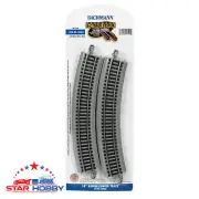 Bachmann 44501 18" RADIUS CURVED TRACK (HO SCALE) model train railroading