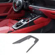Matte Real Carbon Fiber Center Control Storage Box Trim For Porsche 911 2019+ (for: Porsche)