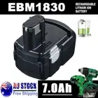 7.0Ah For Hitachi Koki 18V Battery Pack Li-Ion EBM 1830 Post Style Cordless TooL