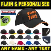 BASEBALL CAPS - Personalised / Plain Any Name Custom Cap Hats Accessories Hat