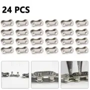 24pcs Bike Single Speed Quick Chain Master Links Hassle Free Installation