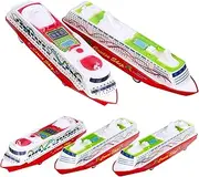 Milisten 5pcs Pull-Back Steam Ship Toy Model Imitation Cruise Ships for Boys and Girls Random Styles Educational Playthings to Creativity and Coordination for Desktop Decor