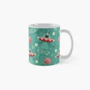 My Kitty Drives a UFO / Atomic Space Cat �studioxtine Classic Mug 11oz 15oz