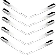 Cabilock 24Pcs Stainless Steel Fruit Forks Cake Dessert Forks for Home Parties Restaurants Cafes Comfortable to Use for Fruits Salads More