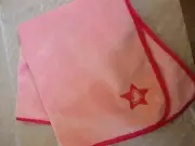 American Girl BITTY BABY Doll PLUSH PINK BLANKET Soft NEW