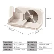 Electric Slicer Meat Cutter Machine Food Vegetable Cut Cutter Cut cheese 1-15mm