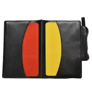 Soccer Referee Wallet Red Card and Yellow Card Wallet Pencil Notebook J jv.pi