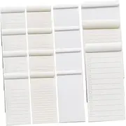 KAILIKETIY 15Pcs Portable Notepad Tear Off Memo Pads for Daily Planning Small Pocket Notebook with Lined and Blank Pages for Office School and Travel Use