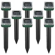 8 Pack Solar Powered Snake Repellent for Outdoors,Ultrasonic Snake Repellent,Solar Snake Repellent for Outdoors