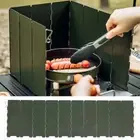 Windproof Gas Stove Wind Shield Metal Outdoor Stove Wind Shield Camping
