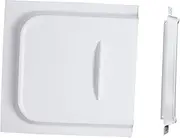 KiBcsLic RV Screen Door Sliding Plate, 12 Inch, Easy Installation Protector, RV Screen Door Parts, Accessories, White