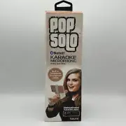 Pop Solo Karaoke Microphone & Speaker Rose Gold Bluetooth Smartphone Holder